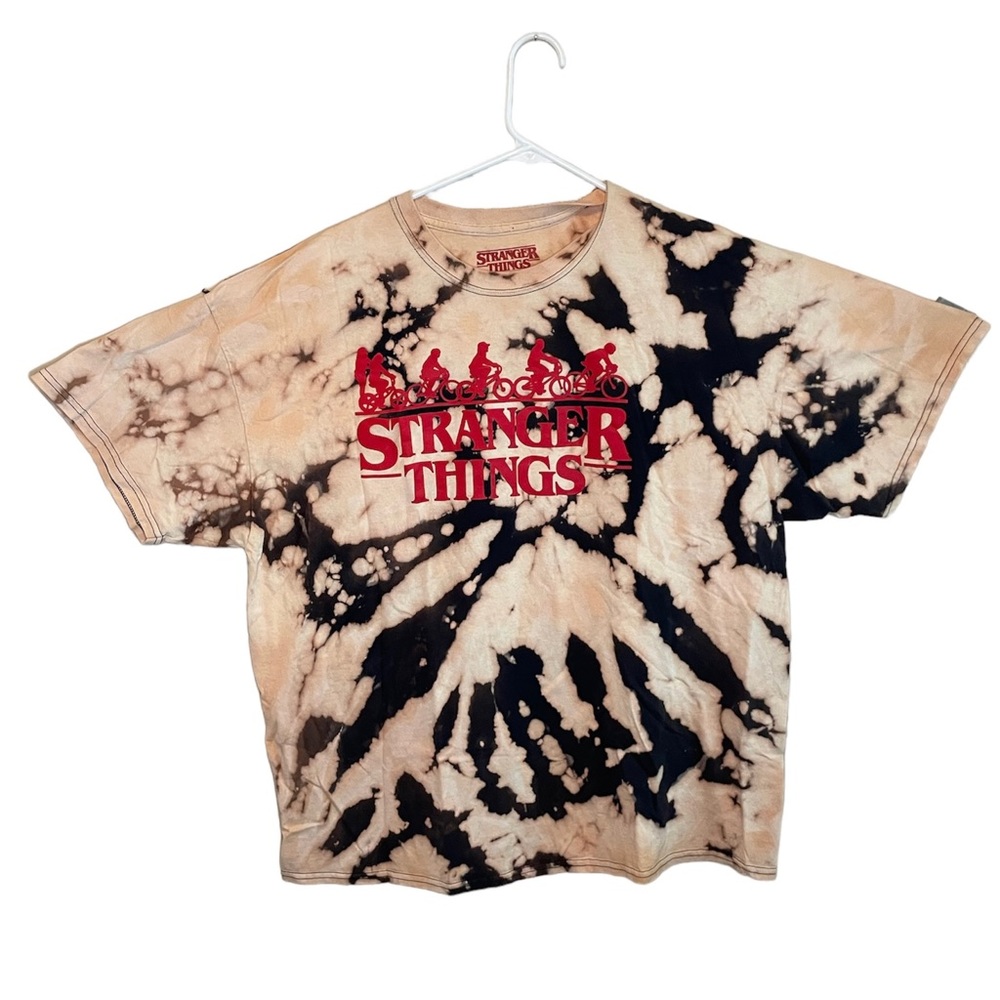 “Stranger Things” Custom Bleach Tie-Die (XXL)